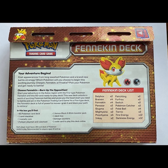 Pokmon XY Kalos Starter set Fenniken